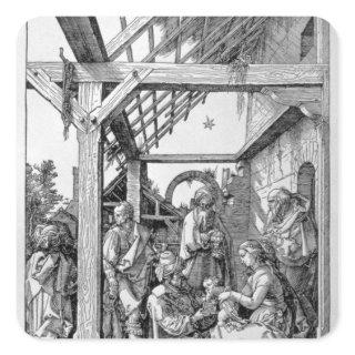 The Adoration of the Magi, 1511 Square Sticker