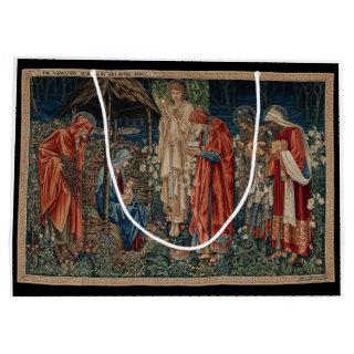 The Adoration of the Magi (by Edward Burne-Jones) Large Gift Bag