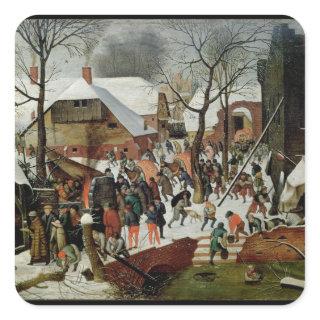 The Adoration of the Magi Square Sticker
