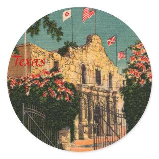 The Alamo Vintage Texas Stickers