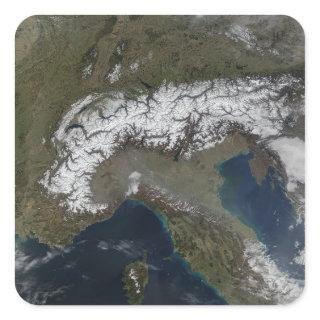 The Alps 3 Square Sticker