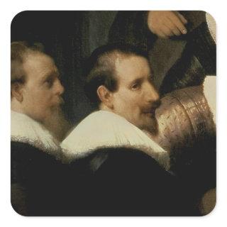 The Anatomy Lesson of Dr. Nicolaes Tulp, 1632 Square Sticker