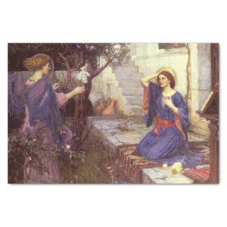 The Annunciation by John William Waterhouse Tissue Paper