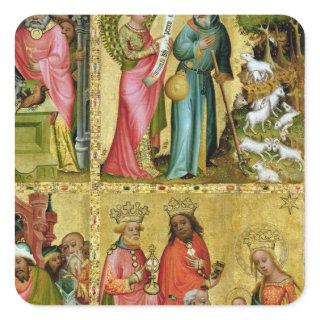 The Annunciation to St. Joachim Square Sticker