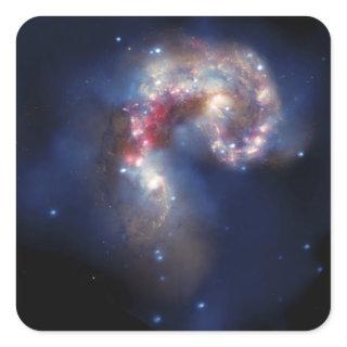 The Antennae Galaxies Square Sticker