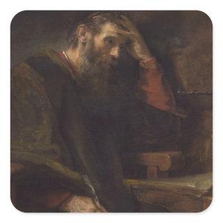 The Apostle Paul, c.1657 (oil on canvas) Square Sticker