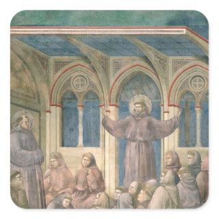 The Apparition at the Chapter House at Arles Square Sticker