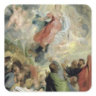 The Assumption of the Virgin Mary Square Sticker