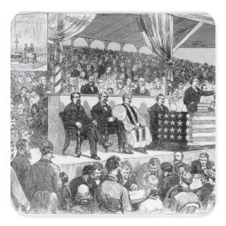 The Atlanta International Cotton Exposition Square Sticker