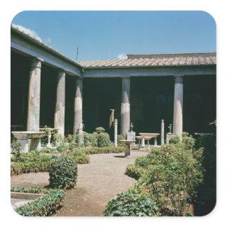 The Atrium, House of the Vettii Square Sticker