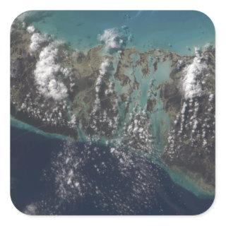 The Bahamas' Andros Island 2 Square Sticker