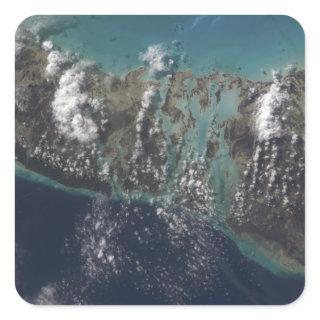 The Bahamas' Andros Island 2 Square Sticker