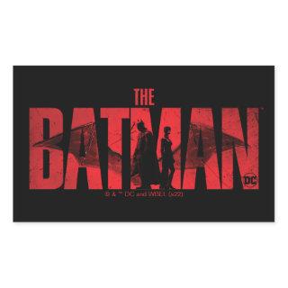 The Batman & Catwoman Logo Rectangular Sticker