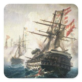The Battle of Lissa Square Sticker