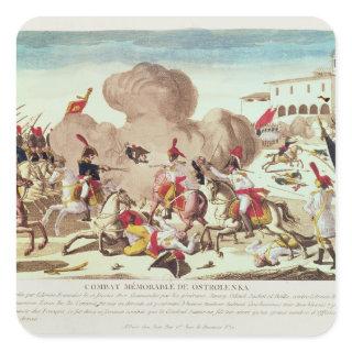 The Battle of Ostrolenka Square Sticker