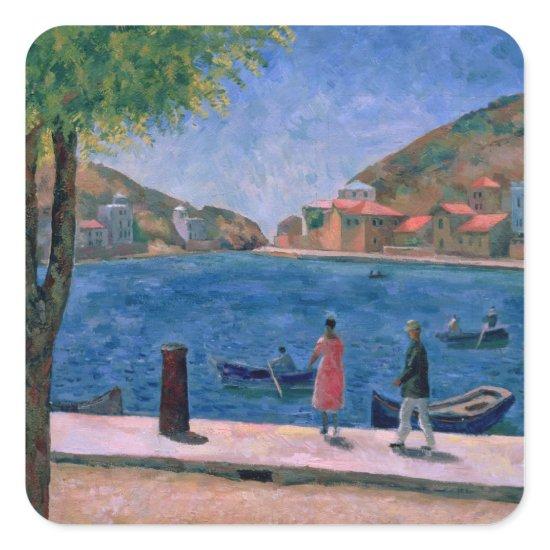 The Bay of Balaklava, 1927 Square Sticker