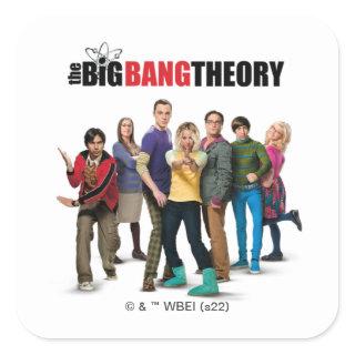 The Big Bang Theory Characters Square Sticker
