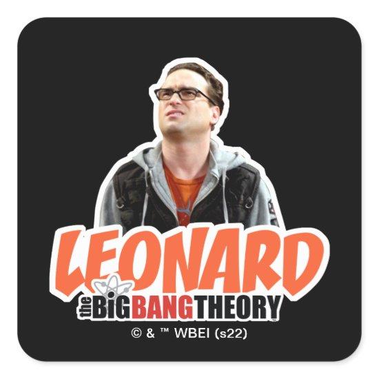 The Big Bang Theory | Leonard Square Sticker