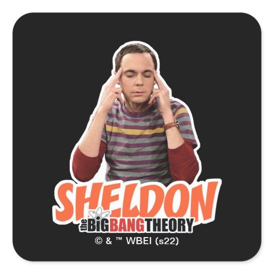 The Big Bang Theory | Sheldon Square Sticker