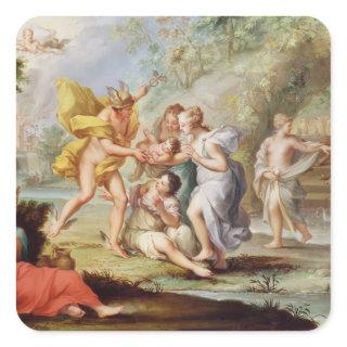 The Birth of Bacchus Square Sticker