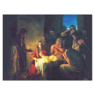 The Birth of Jesus by Carl Bloch Tissue Paper