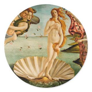 The Birth of Venus | Botticelli Classic Round Sticker