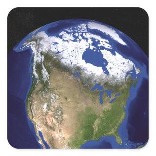 The Blue Marble Next Generation Earth 5 Square Sticker