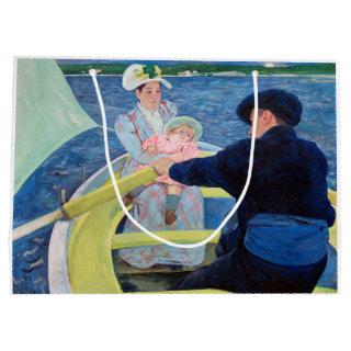 The Boating Party, Mary Cassatt Large Gift Bag