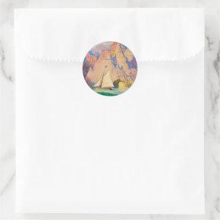 The Bonadventure by Newell Convers Wyeth Classic Round Sticker