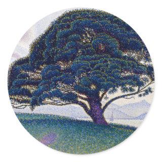 The Bonaventure Pine - Paul Signac Classic Round Sticker