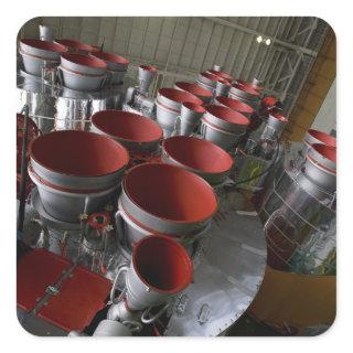 The boosters of the Soyuz TMA-14 spacecraft 2 Square Sticker