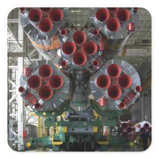 The boosters of the Soyuz TMA-14 spacecraft Square Sticker