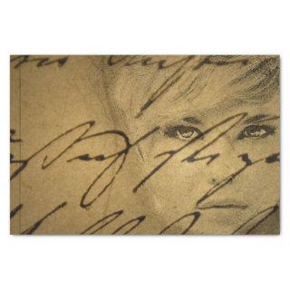 The Breakup Letter Decoupage  Tissue Paper