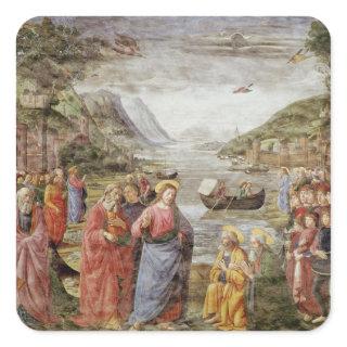 The Calling of SS. Peter and Andrew, 1481 Square Sticker