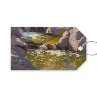 The Cascading Waterfall (by E.H. Potthast) Gift Tags