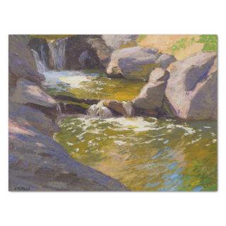 The Cascading Waterfall (by E.H. Potthast) Tissue Paper