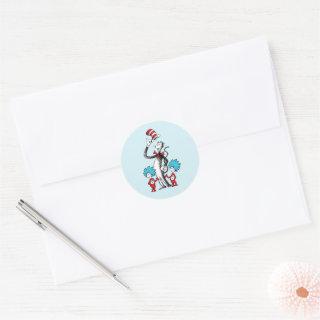 The Cat in the Hat, Thing 1 & Thing 2 Classic Round Sticker