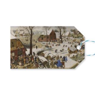 The Census at Bethlehem (by Pieter Bruegel) Gift Tags