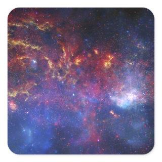 The central region of the Milky Way galaxy Square Sticker