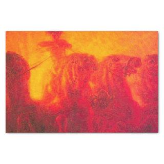 The Chariot of the Sun by Gaetano Previati Tissue Paper