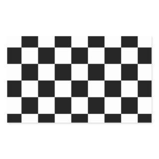 The Checker Flag Rectangular Sticker