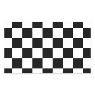 The Checker Flag Rectangular Sticker