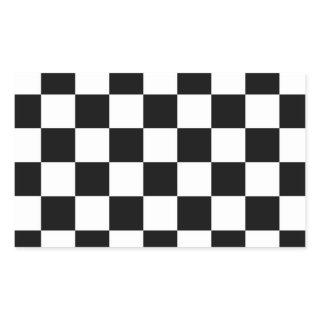 The Checker Flag Rectangular Sticker