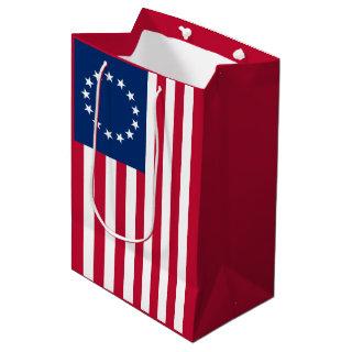 The Circle of Stars, American Flag by Betsy Ross Medium Gift Bag
