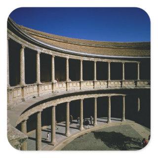 The Circular Courtyard of the Palace of Charles Square Sticker