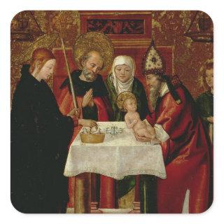 The Circumcision Presentation in the Temple Square Sticker