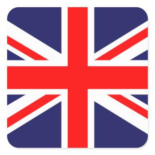 The Classic Union Jack Square Sticker