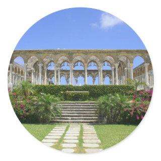 The Cloisters, Paradise Island, Bahamas Classic Round Sticker