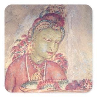 The Cloud Damsels, from the Rock Fortress, Square Sticker
