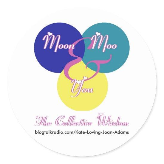 The Collective Wisdom Logo Classic Round Sticker